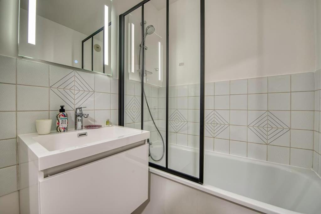 La Perle De Houlgate Elegance & Vue 4 Pers Apartment Luaran gambar